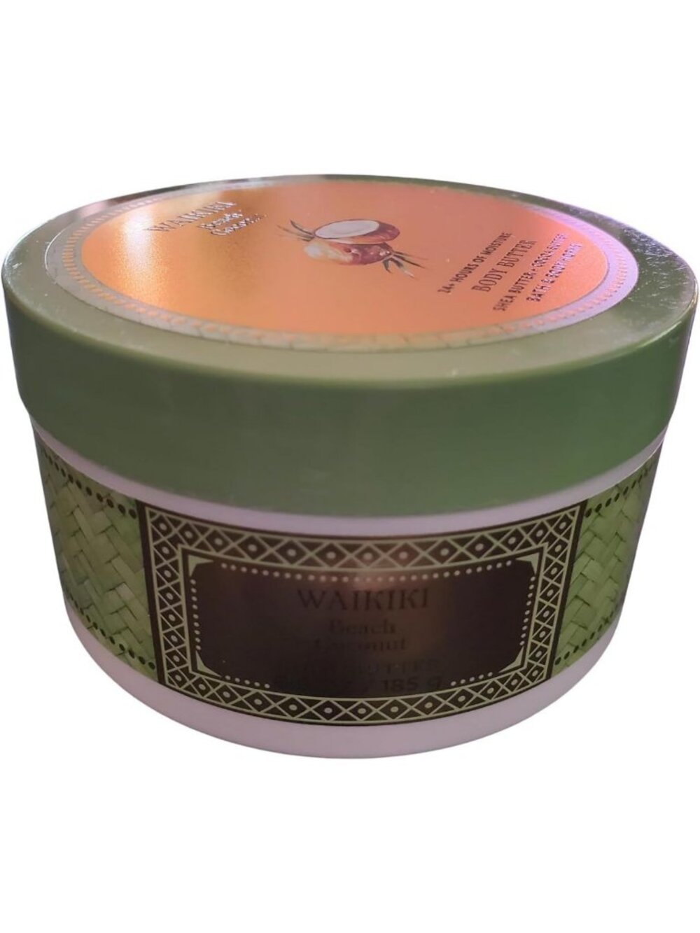 Coconut Whipped Body Butter - Hydrating, Nourishing, Tropical Scent, 8 oz
